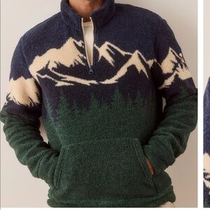 Men's Marine Layer XL Sherpa Half Zip